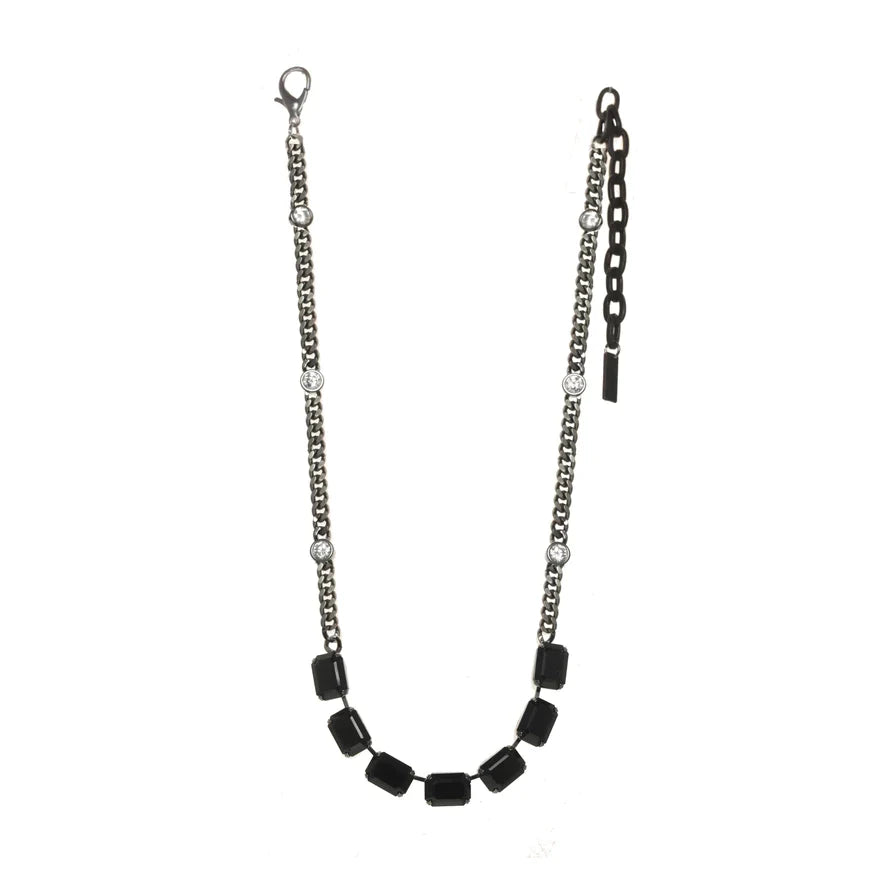 Leilani Necklace in Gunmetal by TOVA