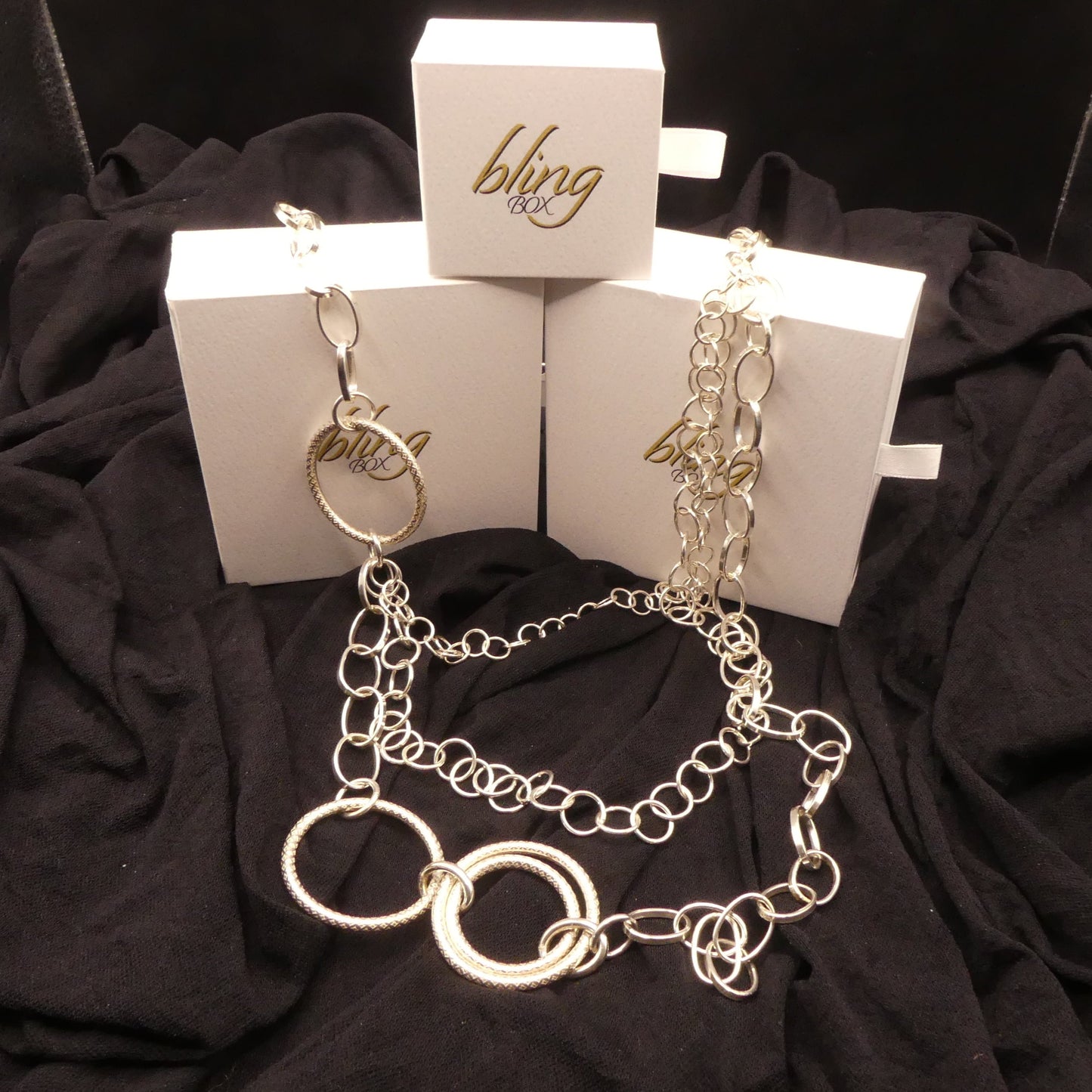 Veronica O Necklace - Sterling Silver - Premium Necklaces at Bling Box - Just $299 Shop now at Bling Box Necklaces, Statement, Trove