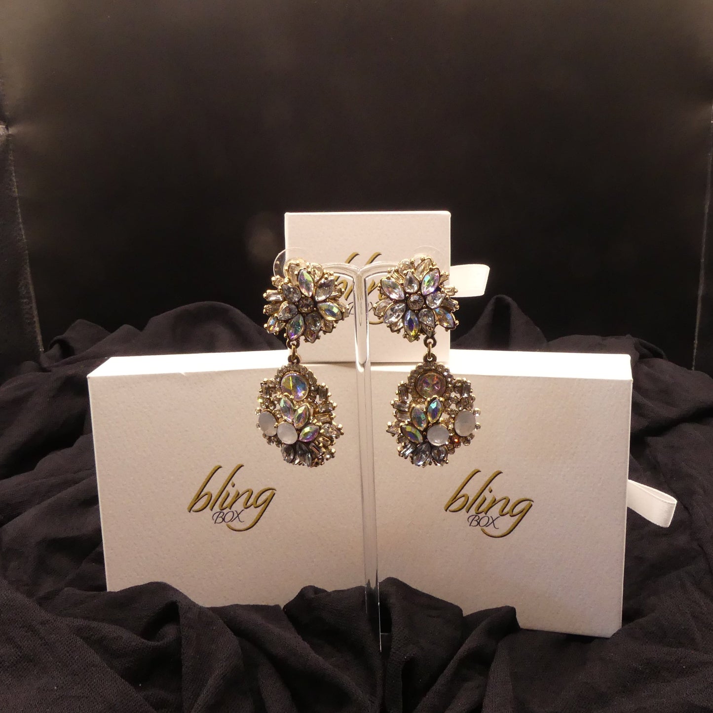 Ivy White Drop Earrings by Eye Candy Los Angeles - Premium at Bling Box - Just $65 Shop now at Bling Box Bling, Earrings, Eye Candy Los Angeles, Statement