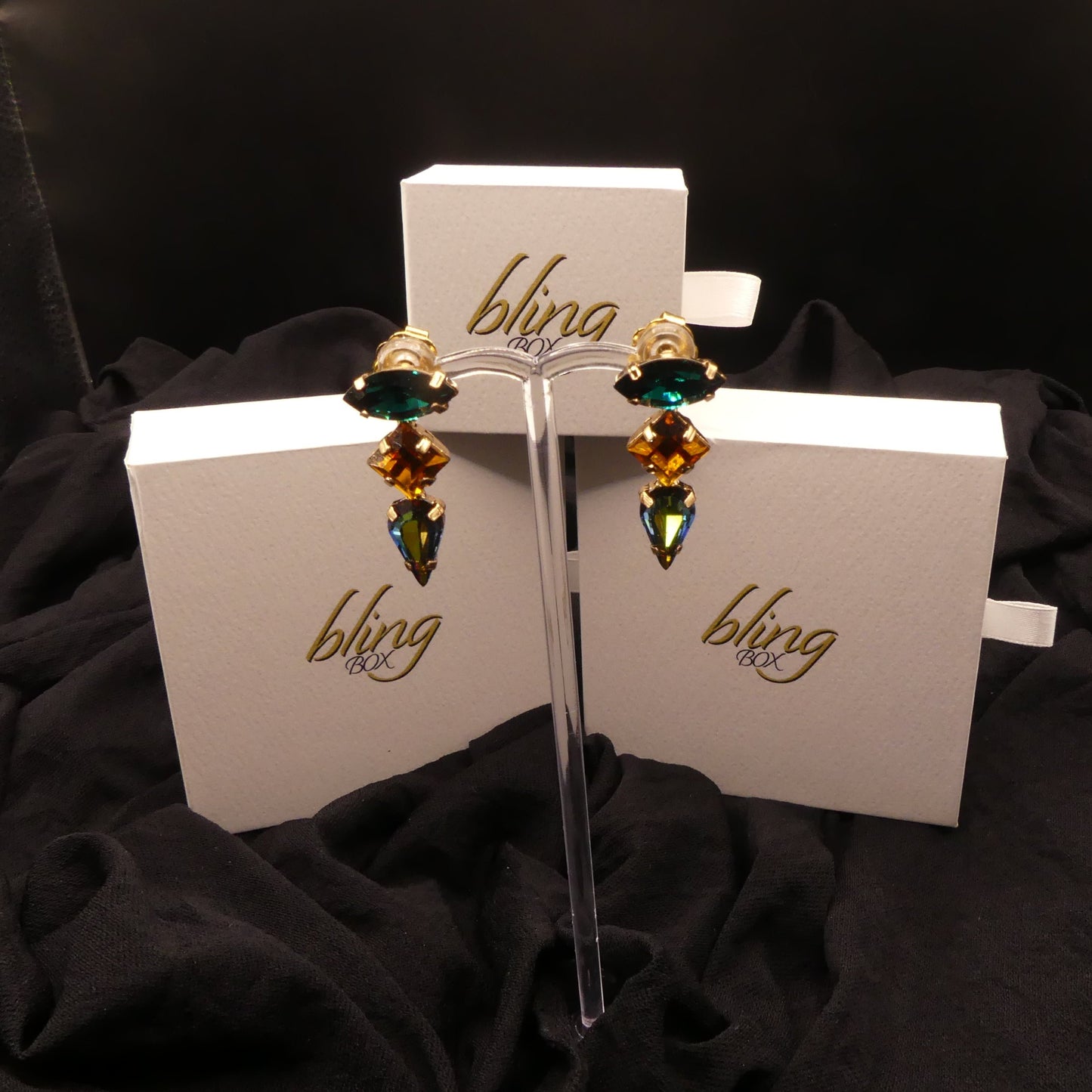 Yedda Earrings by TOVA - Premium Earrings at Bling Box - Just $78 Shop now at Bling Box Bling, Earrings, Featured, Statement, TOVA