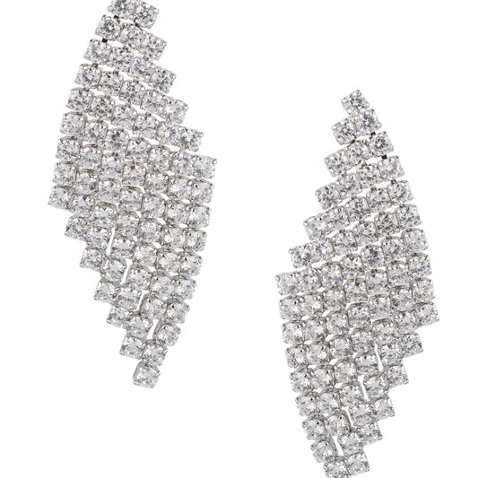 Mesh Design Drop Earrings - Premium Earrings at Bling Box - Just $125 Shop now at Bling Box Bling, Earrings, Statement, Trove