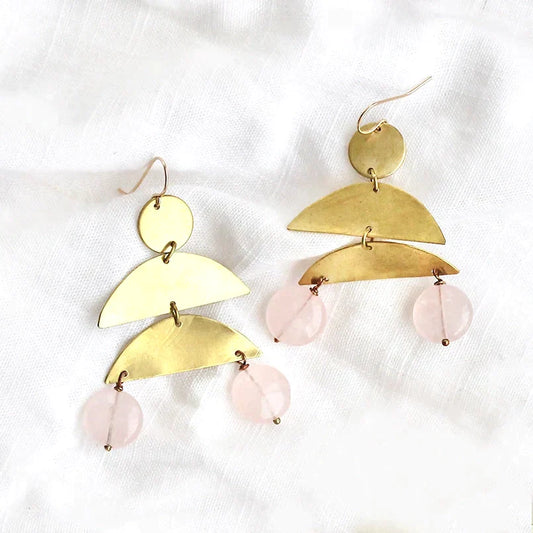 Double Moonslice Earrings 14k Gold filled by Alana Douvros - Premium Earrings at Bling Box - Just $150 Shop now at Bling Box Alana Douvros, Earrings, Statement