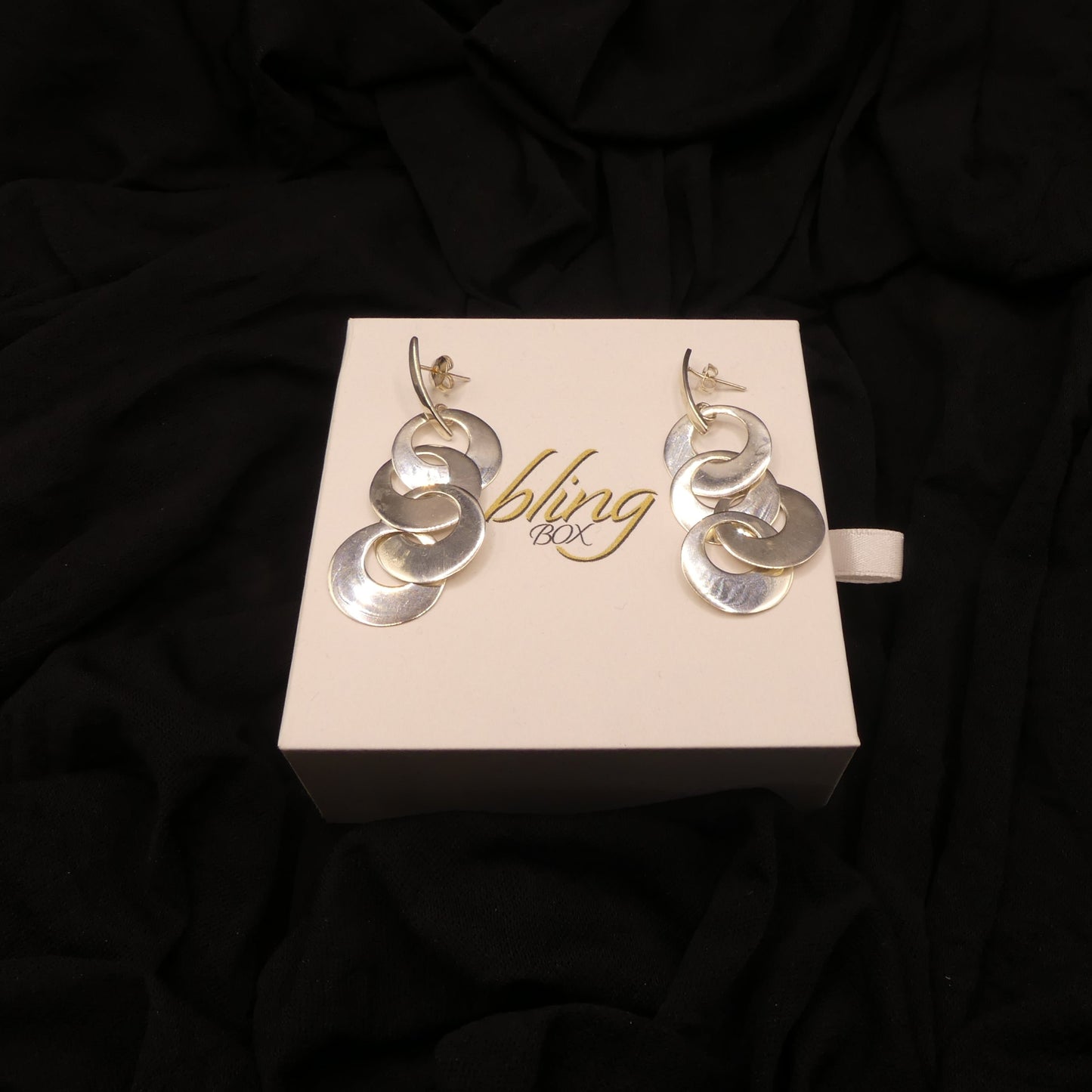 Aurora Earrings - Sterling Silver - Premium Earrings at Bling Box - Just $99 Shop now at Bling Box Earrings, Statement, Trove