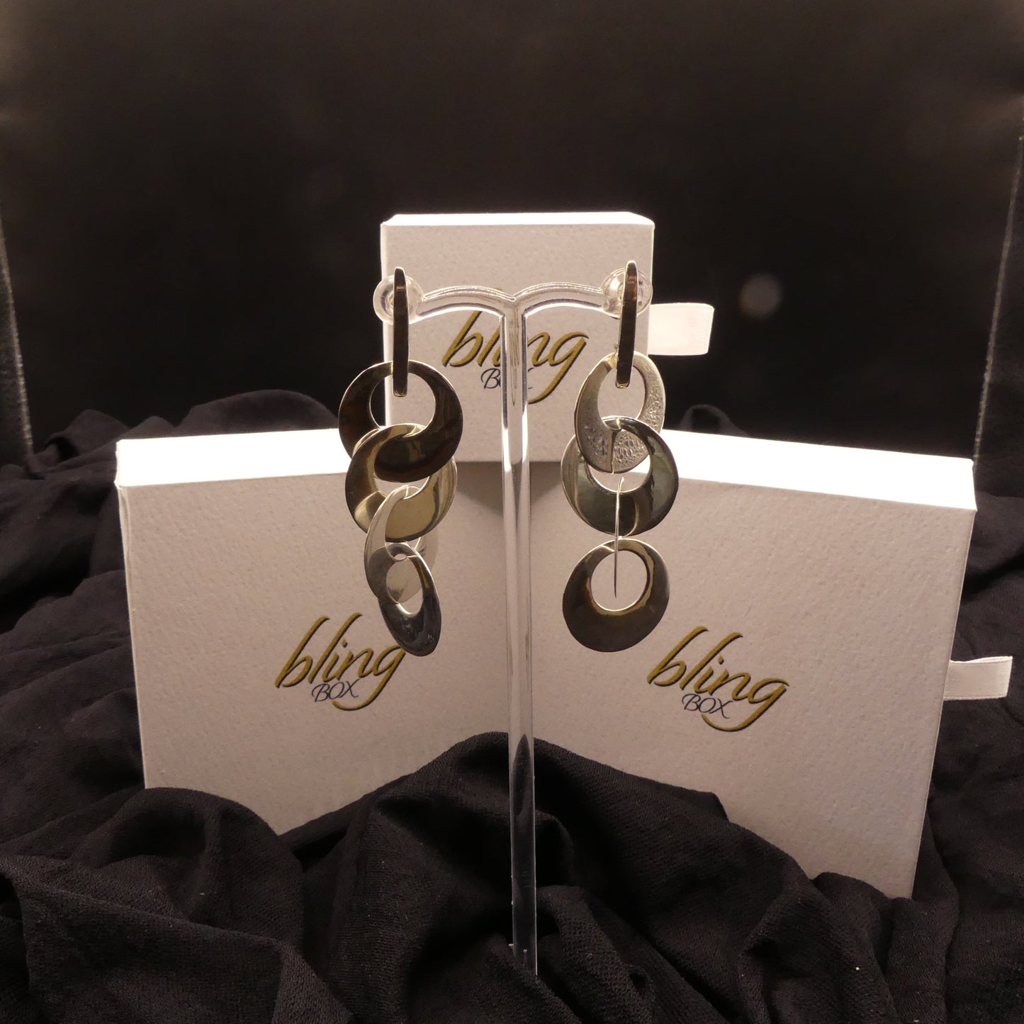 Aurora Earrings - Sterling Silver - Premium Earrings at Bling Box - Just $99 Shop now at Bling Box Earrings, Statement, Trove