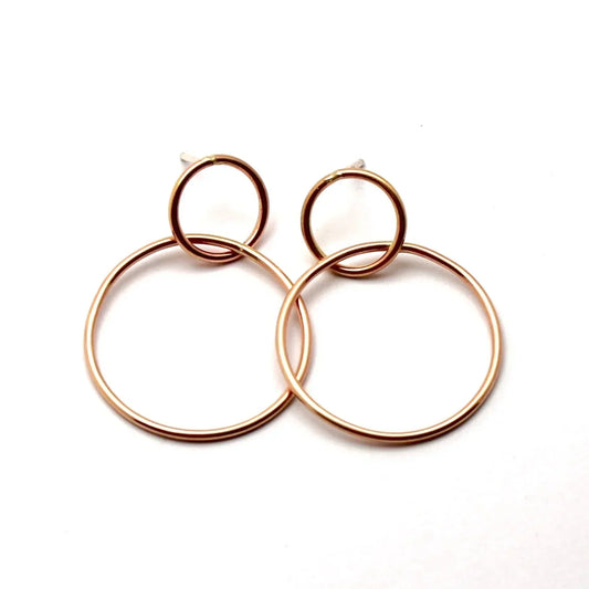 Infinite Loop Earrings 14k Gold filled by Alana Douvros - Premium Earrings at Bling Box - Just $125 Shop now at Bling Box Alana Douvros, Earrings, Everyday
