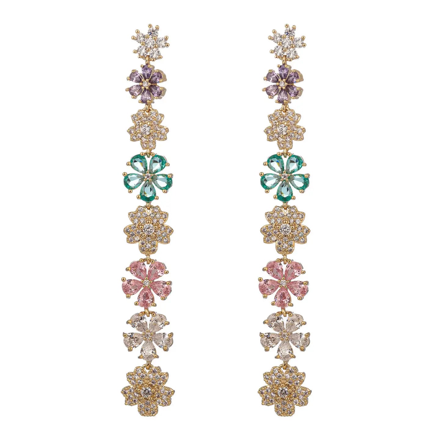 Emily Daisy Pastel Earrings by Eye Candy Los Angeles - Premium Earrings at Bling Box - Just $89 Shop now at Bling Box Earrings, Eye Candy Los Angeles, Statement