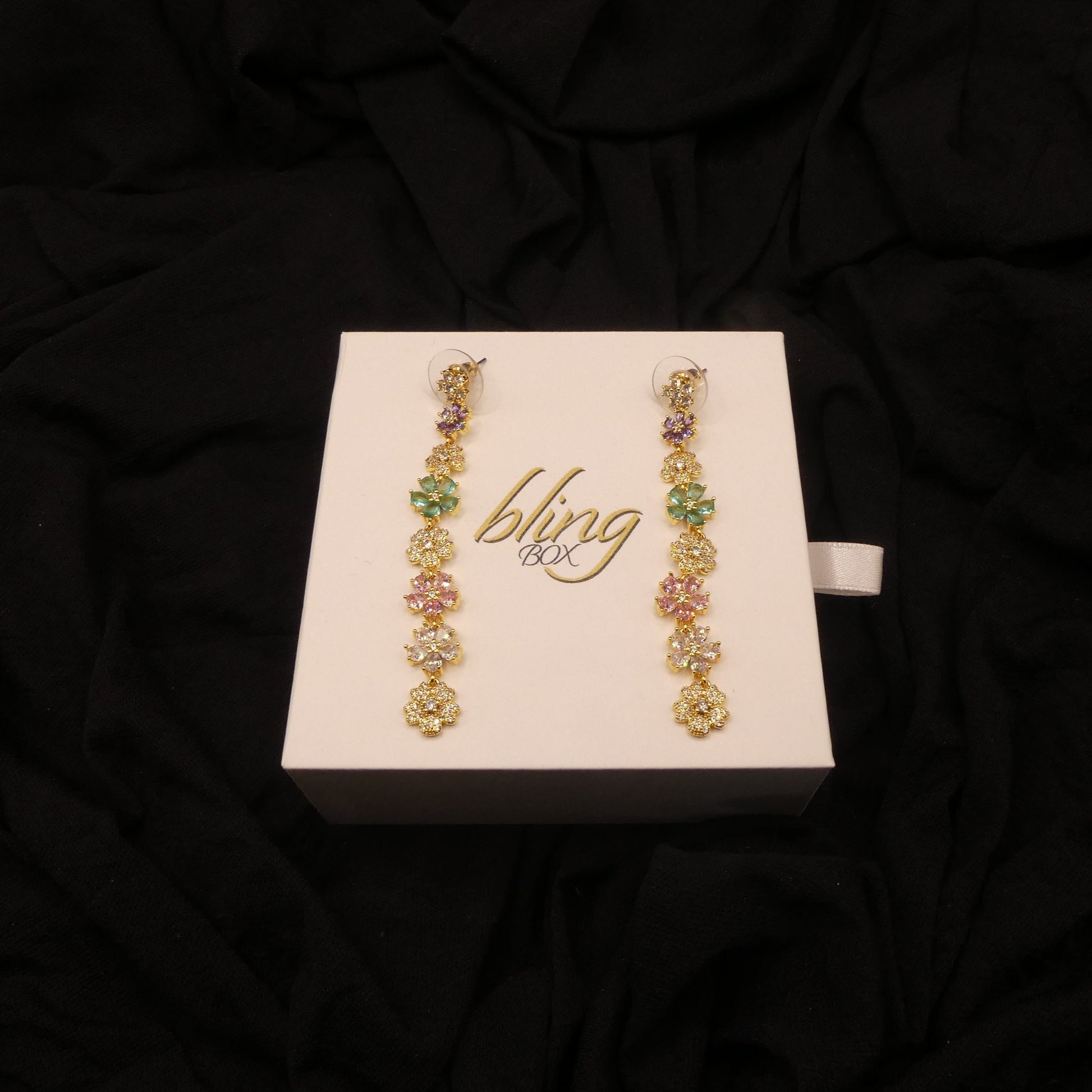 Emily Daisy Pastel Earrings by Eye Candy Los Angeles - Premium Earrings at Bling Box - Just $89 Shop now at Bling Box Earrings, Eye Candy Los Angeles, Statement