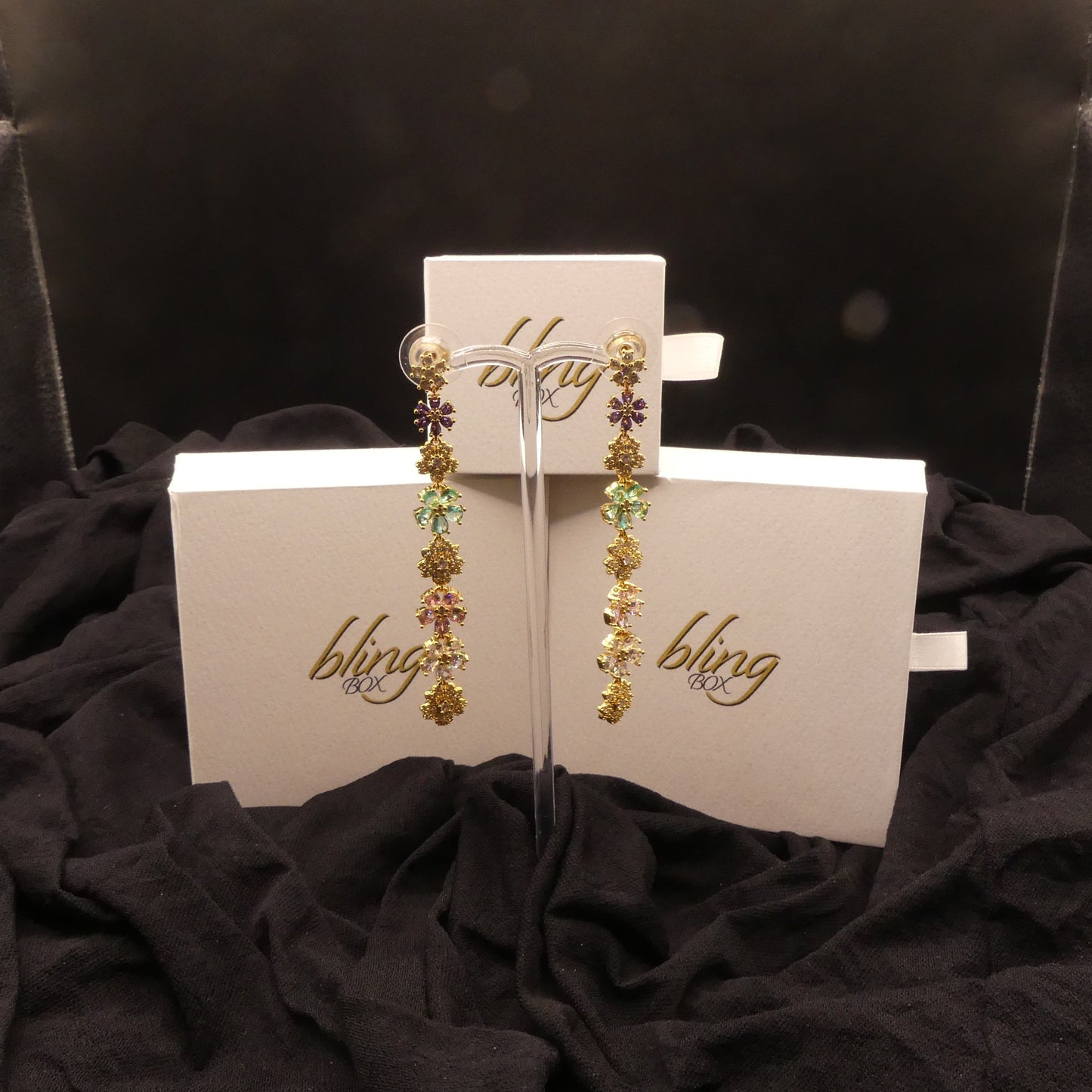 Emily Daisy Pastel Earrings by Eye Candy Los Angeles - Premium Earrings at Bling Box - Just $89 Shop now at Bling Box Earrings, Eye Candy Los Angeles, Statement