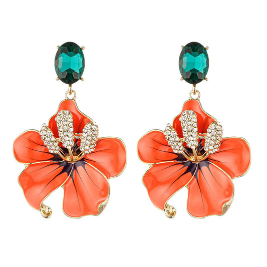 isabelle Floral Drop earrings by Eye Candy Los Angeles - Premium Earrings at Bling Box - Just $48 Shop now at Bling Box Earrings, Eye Candy Los Angeles