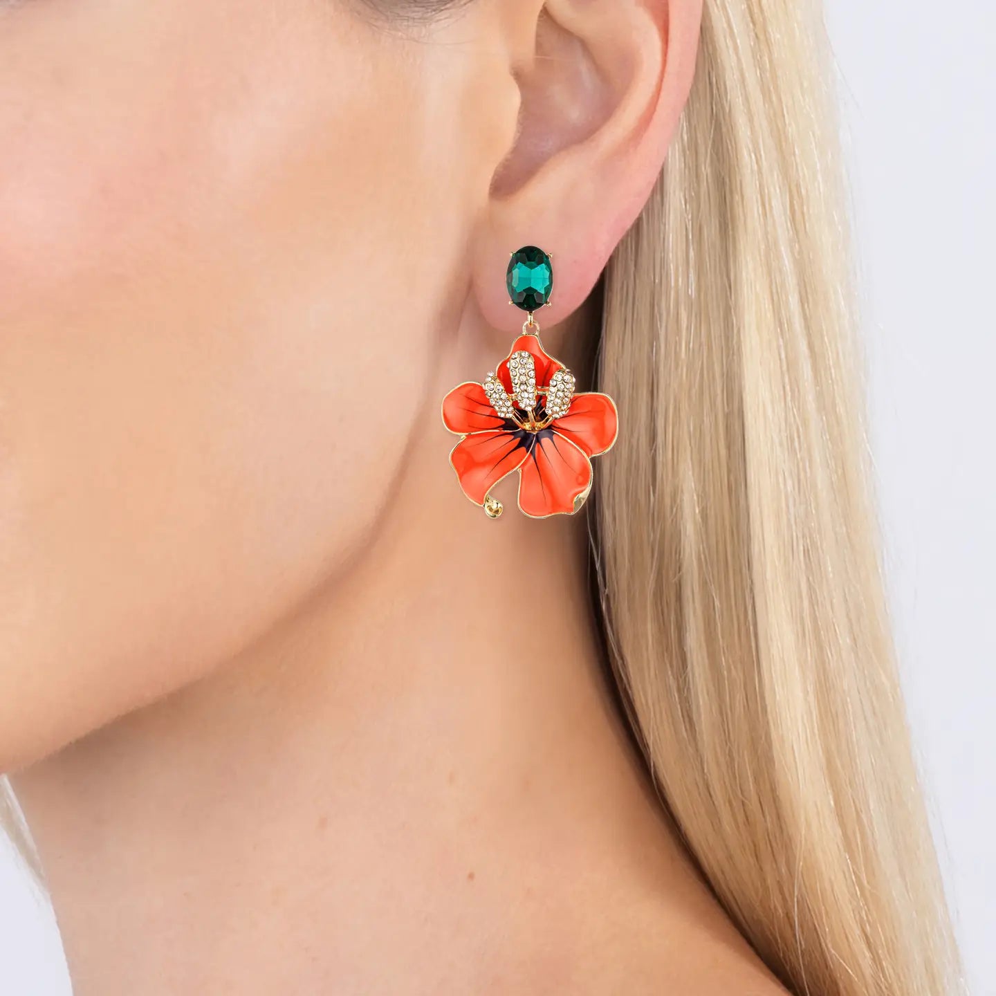 isabelle Floral Drop earrings by Eye Candy Los Angeles - Premium Earrings at Bling Box - Just $48 Shop now at Bling Box Earrings, Eye Candy Los Angeles