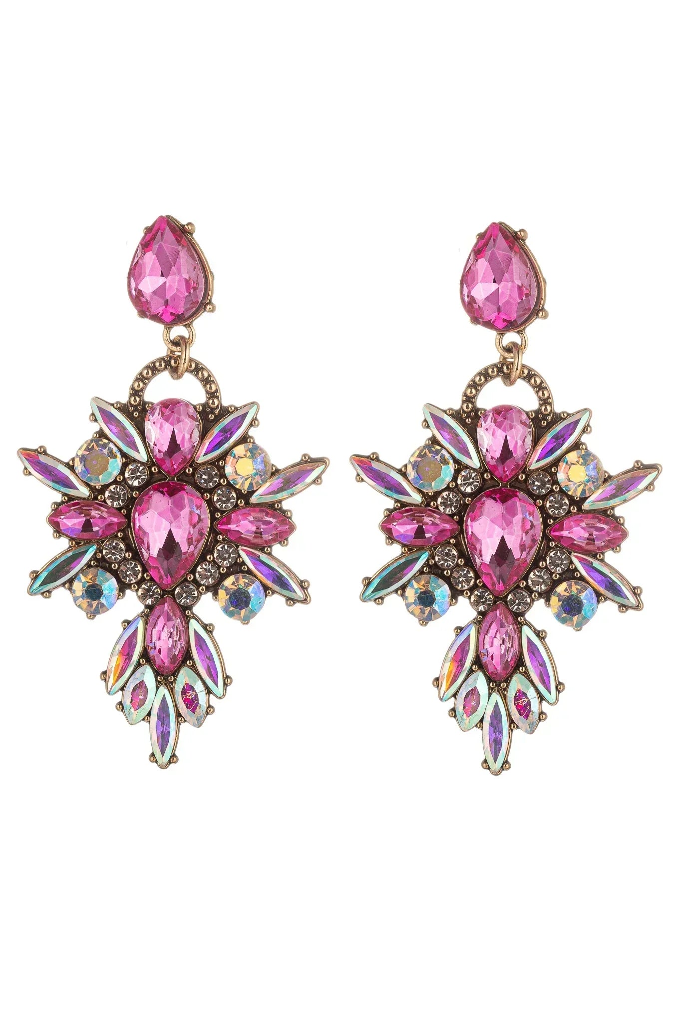 Lexi Pink Statement Earrings by Eye Candy Los Angeles - Premium Earrings at Bling Box - Just $62 Shop now at Bling Box Bling, Earrings, Eye Candy Los Angeles, Statement