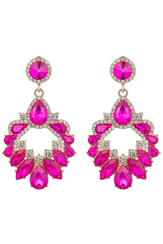 Ari Hot Pink Statement Earrings by Eye Candy Los Angeles - Premium Earrings at Bling Box - Just $68 Shop now at Bling Box Bling, Earrings, Eye Candy Los Angeles, Statement