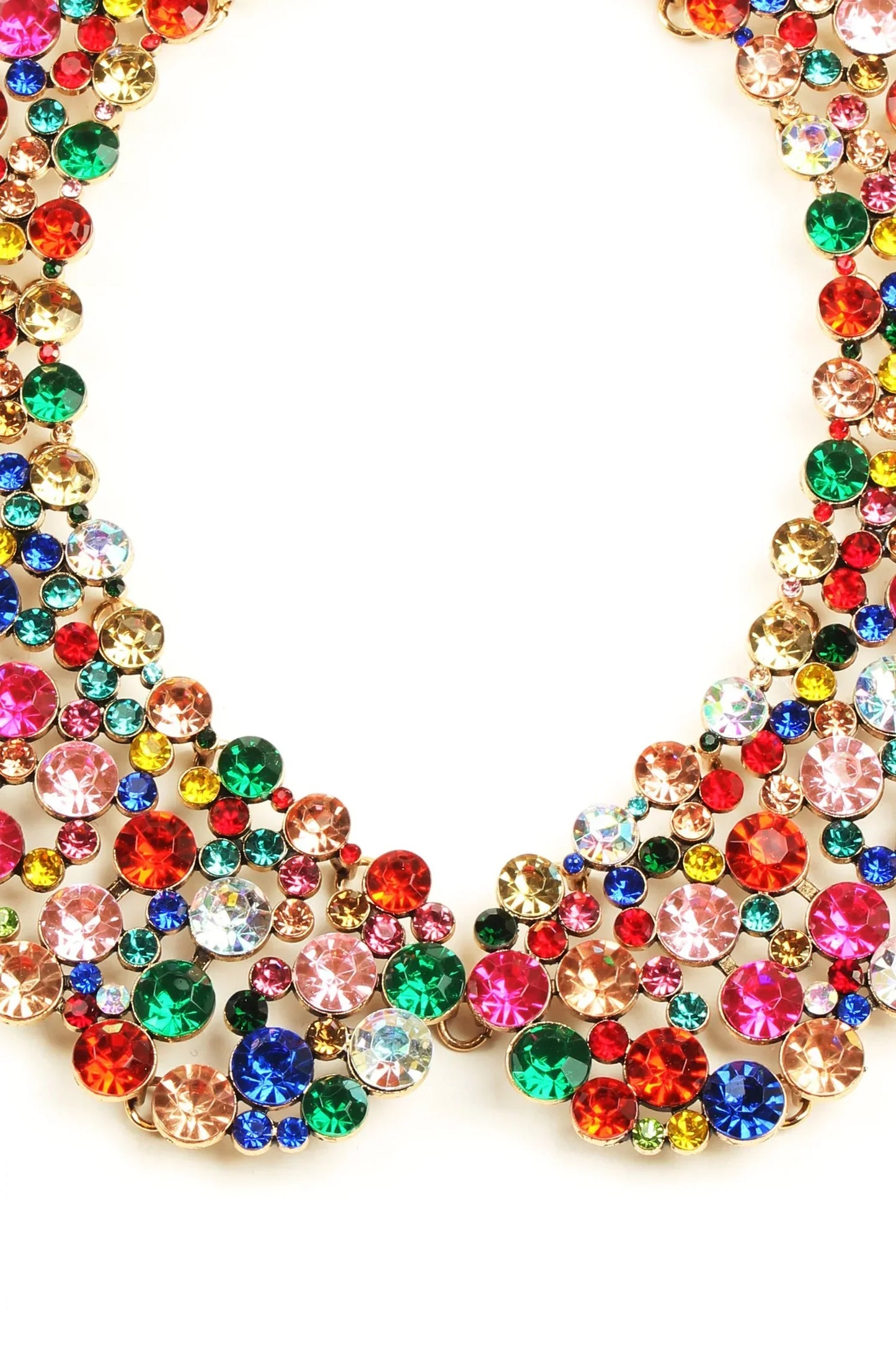 Diana Collar Necklace Carnival colours by Eye Candy Los Angeles - Premium Necklaces at Bling Box - Just $95 Shop now at Bling Box Bling, Eye Candy Los Angeles, Necklaces, Statement