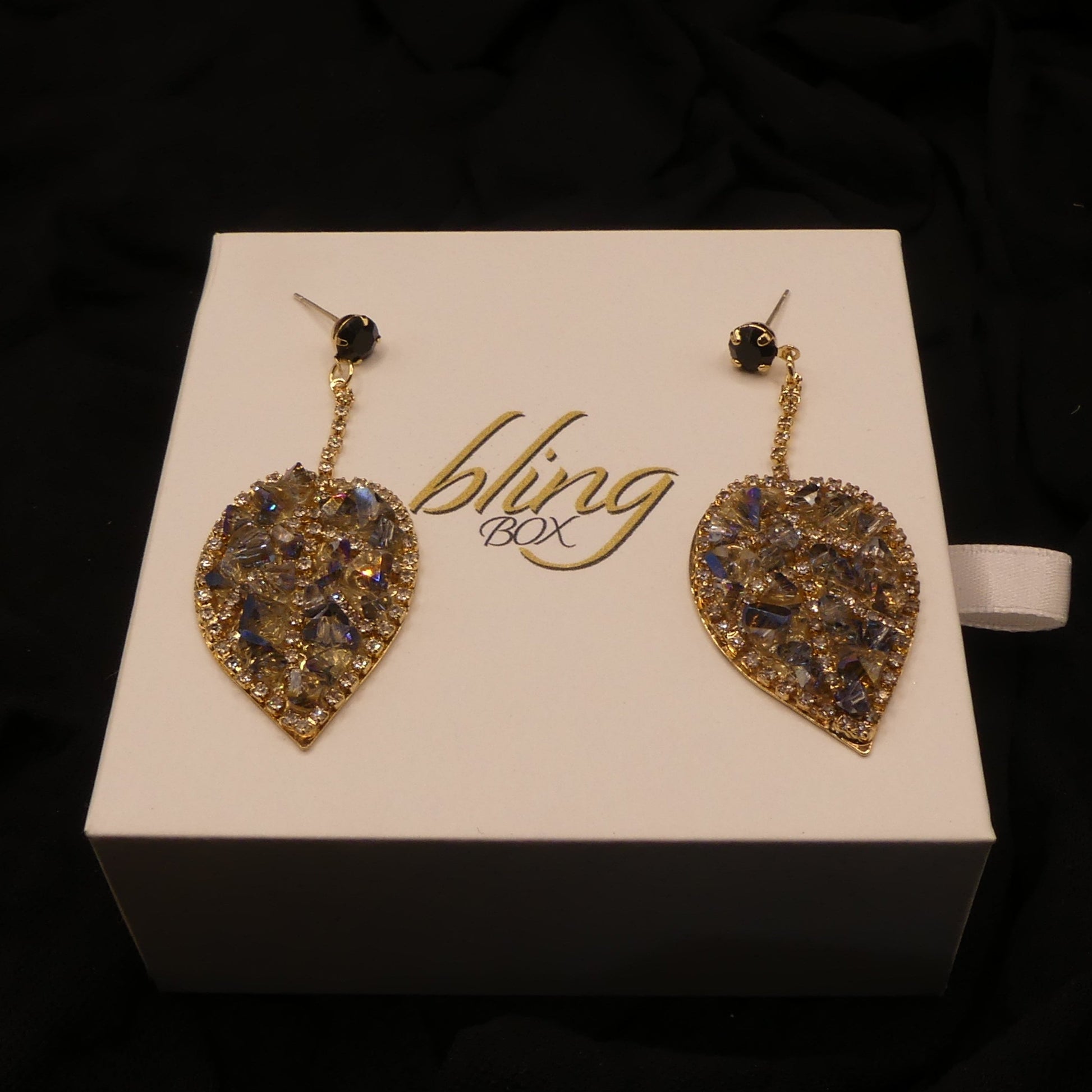 Spring Leaf Drop Earrings by Eye Candy Los Angeles - Premium Earrings at Bling Box - Just $66 Shop now at Bling Box Bling, Earrings, Eye Candy Los Angeles, Statement