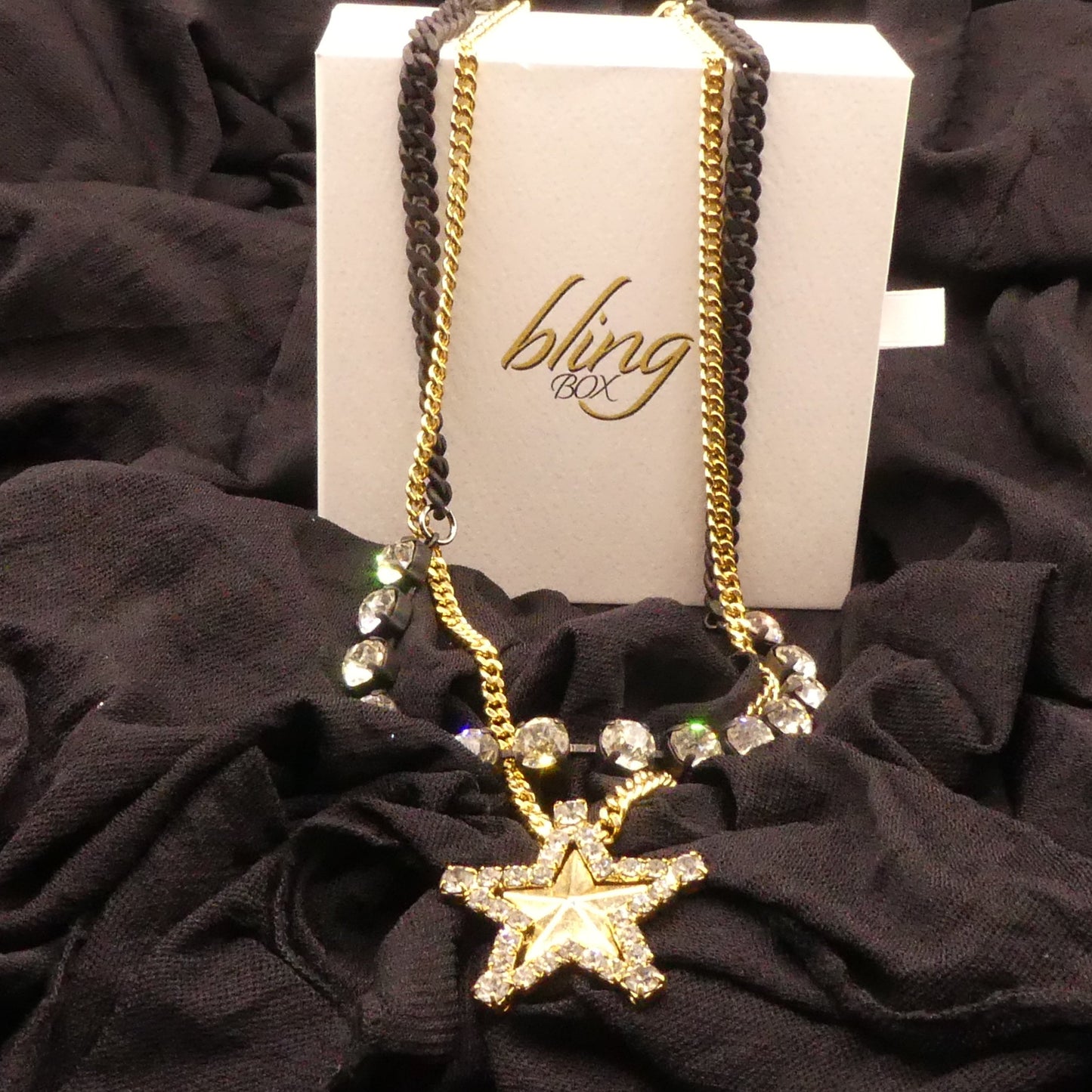 Layered stars Multi II Necklace by TOVA - Premium Necklaces at Bling Box - Just $154 Shop now at Bling Box Bling, Necklaces, Statement, TOVA