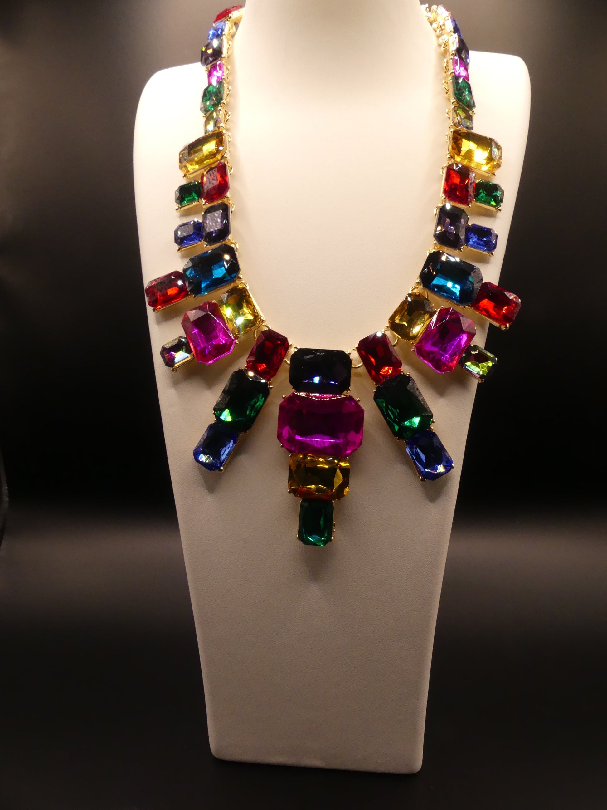 Jamie Multicoloured Necklace by Eye Candy Los Angeles - Premium Necklaces at Bling Box - Just $99 Shop now at Bling Box Bling, Eye Candy Los Angeles, Necklaces, Statement