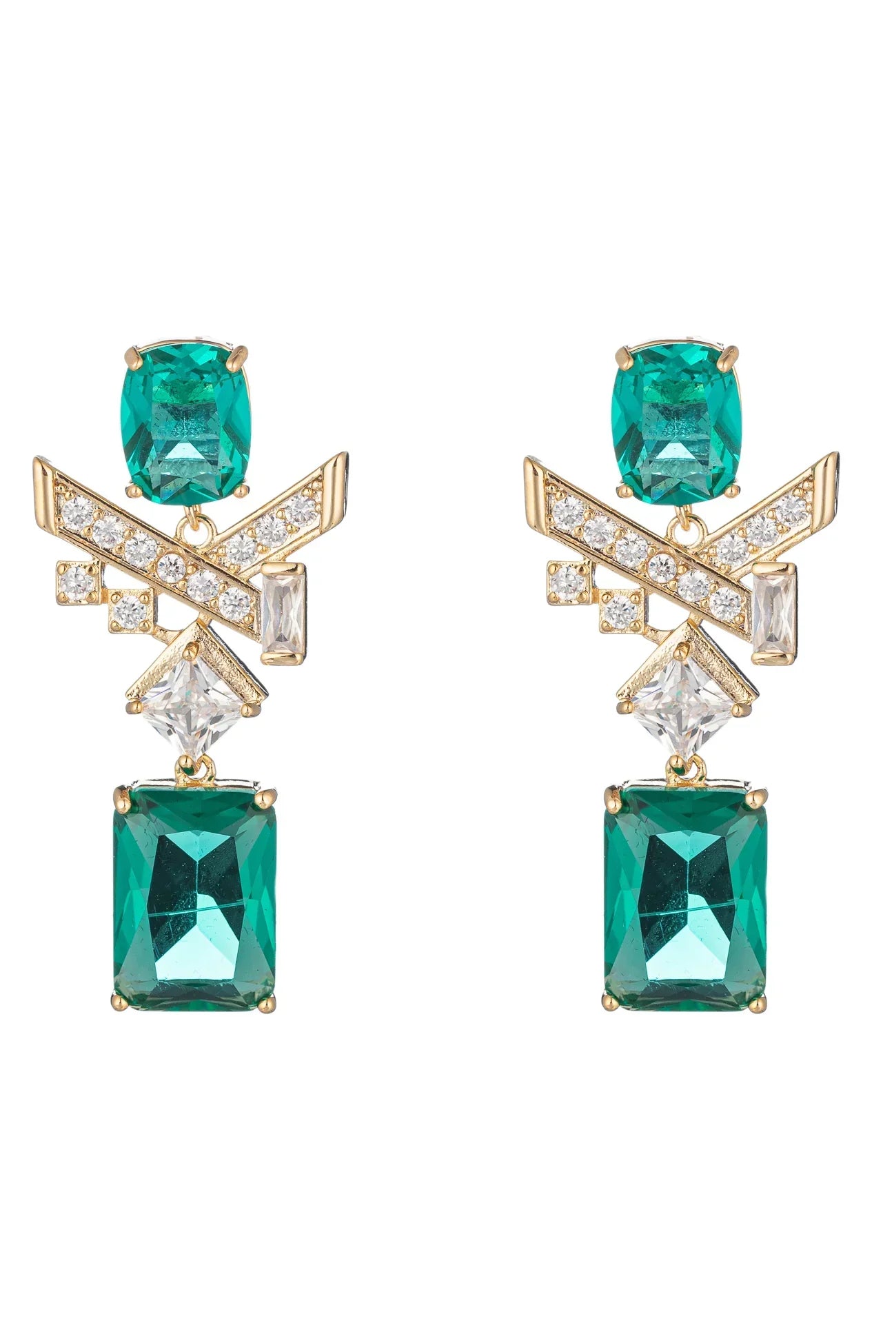 Jean Earrings by Eye Candy Los Angeles - Premium Earrings at Bling Box - Just $98 Shop now at Bling Box Bling, Earrings, Eye Candy Los Angeles, Statement