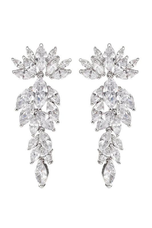 Kamden Cubic Zirconia Earrings by Eye Candy Los Angeles - Premium Earrings at Bling Box - Just $98 Shop now at Bling Box Bling, Earrings, Eye Candy Los Angeles, Statement