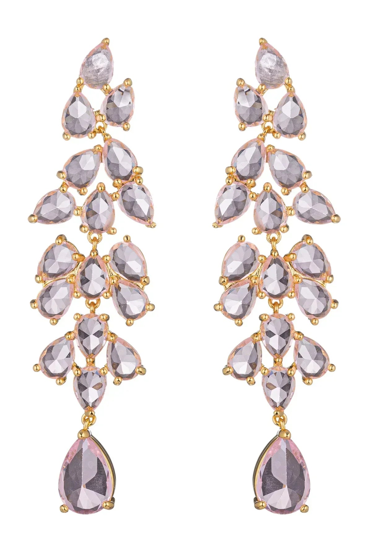 Alice Pastel Purple Earrings by Eye Candy Los Angeles - Premium Earrings at Bling Box - Just $84 Shop now at Bling Box Bling, Earrings, Eye Candy Los Angeles, Statement