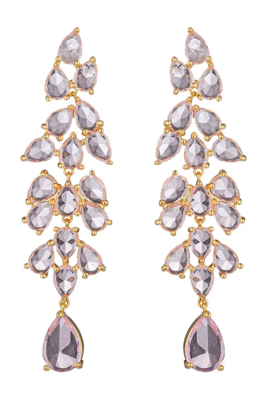 Alice Pastel Purple Earrings by Eye Candy Los Angeles - Premium Earrings at Bling Box - Just $84 Shop now at Bling Box Bling, Earrings, Eye Candy Los Angeles, Statement