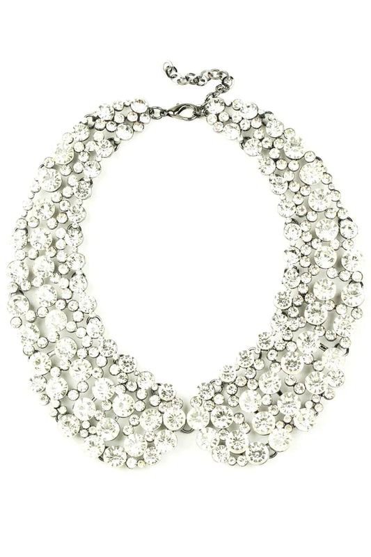 Diana Collar Necklace in Crystal by Eye Candy Los Angeles - Premium Necklaces at Bling Box - Just $90 Shop now at Bling Box Bling, Eye Candy Los Angeles, Necklaces, Statement