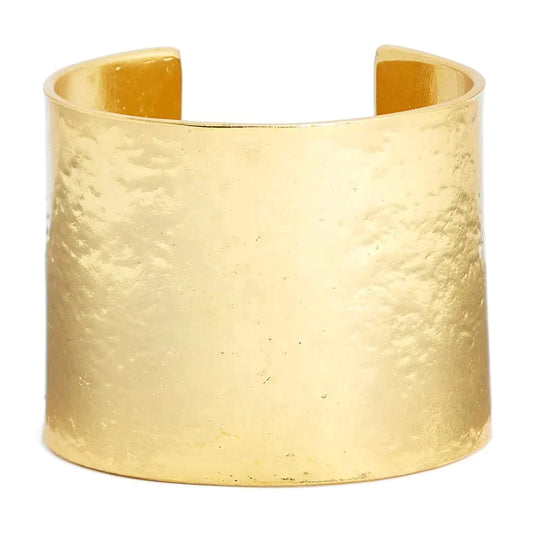 Textured Adjustable Cuff - 24k Gold plated by Karine Sultan - Premium Bracelets at Bling Box - Just $119 Shop now at Bling Box Bracelets, Everyday, Karine Sultan, Statement