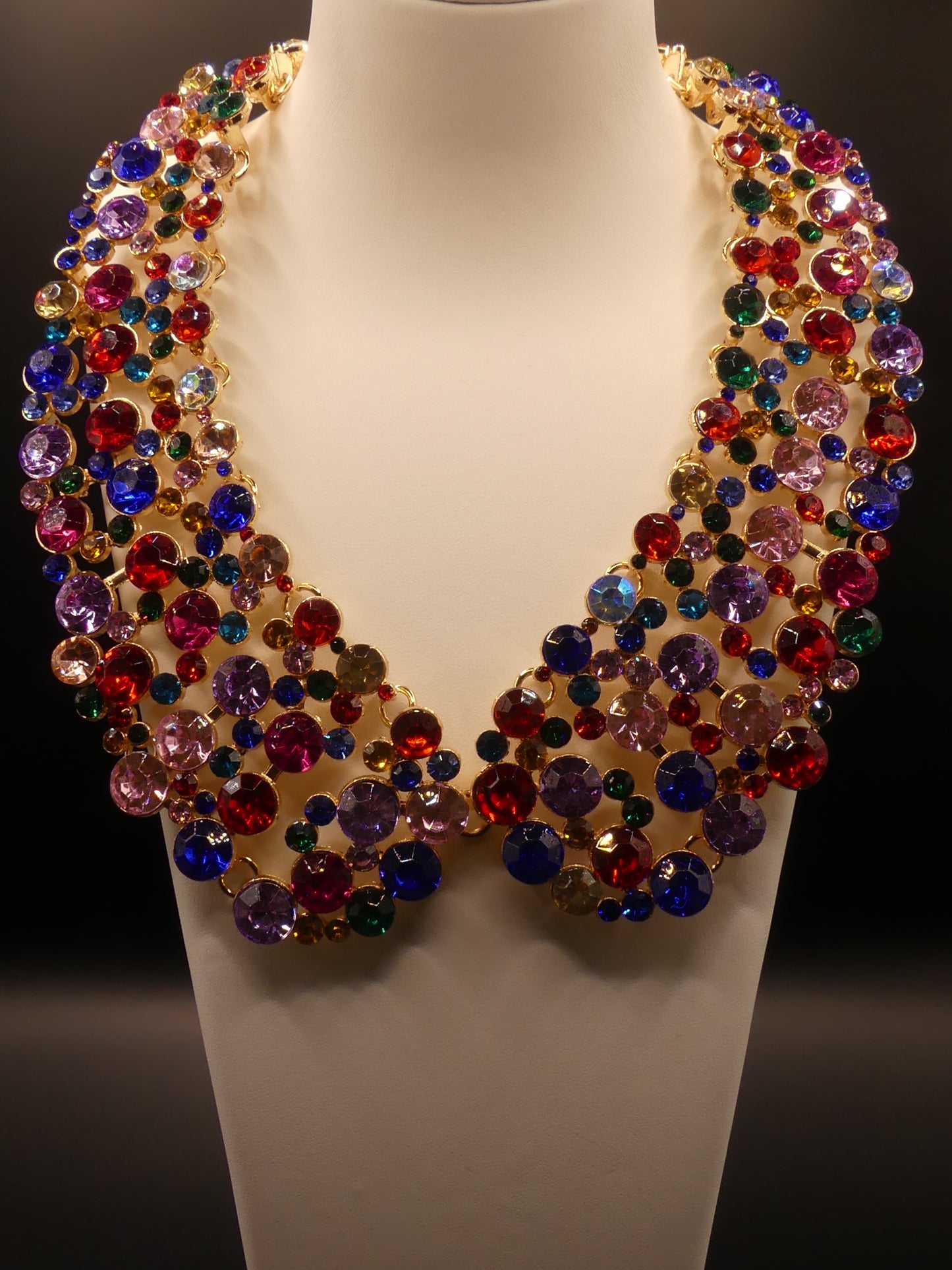 Diana Collar Necklace Carnival colours by Eye Candy Los Angeles - Premium Necklaces at Bling Box - Just $95 Shop now at Bling Box Bling, Eye Candy Los Angeles, Necklaces, Statement