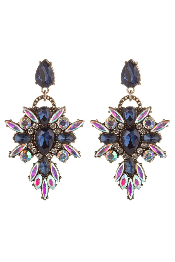 Lexi Blue Statement Earrings by Eye Candy Los Angeles - Premium Earrings at Bling Box - Just $62 Shop now at Bling Box Bling, Earrings, Eye Candy Los Angeles, Statement