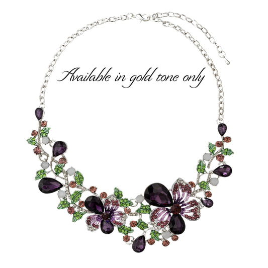 Madison Lavender Statement Necklace by Eye Candy Los Angeles - Premium Necklaces at Bling Box - Just $90 Shop now at Bling Box Bling, Eye Candy Los Angeles, Necklaces, Statement