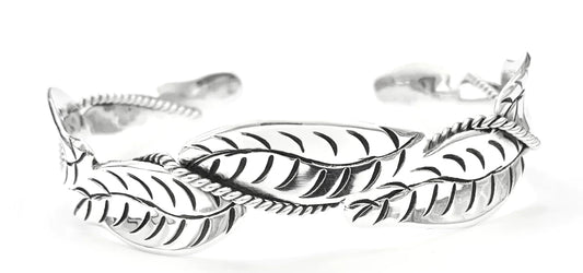 Forest Wreath Cuff - Sterling Silver - Premium Bracelets at Bling Box - Just $170 Shop now at Bling Box Bracelets, Everyday, Statement, Trove