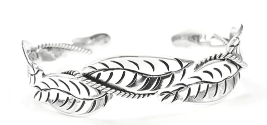 Forest Wreath Cuff - Sterling Silver - Premium Bracelets at Bling Box - Just $170 Shop now at Bling Box Bracelets, Everyday, Featured, Statement, Trove