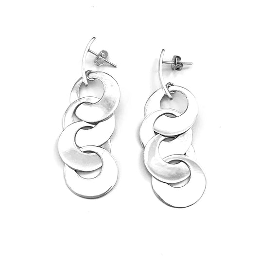 Aurora Earrings - Sterling Silver - Premium Earrings at Bling Box - Just $99 Shop now at Bling Box Earrings, Statement, Trove