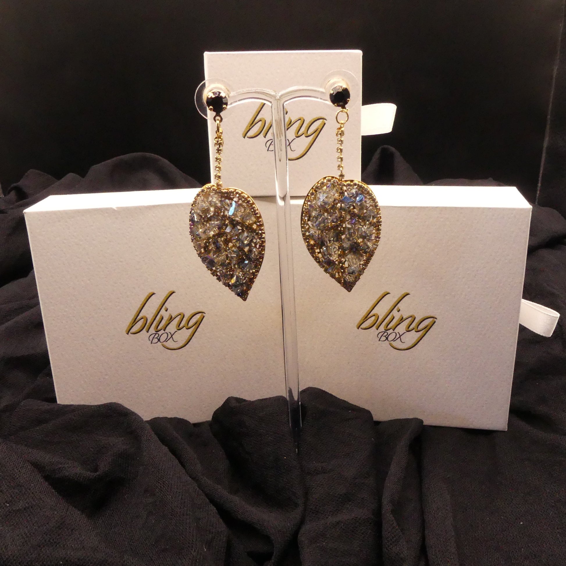 Spring Leaf Drop Earrings by Eye Candy Los Angeles - Premium Earrings at Bling Box - Just $66 Shop now at Bling Box Bling, Earrings, Eye Candy Los Angeles, Statement