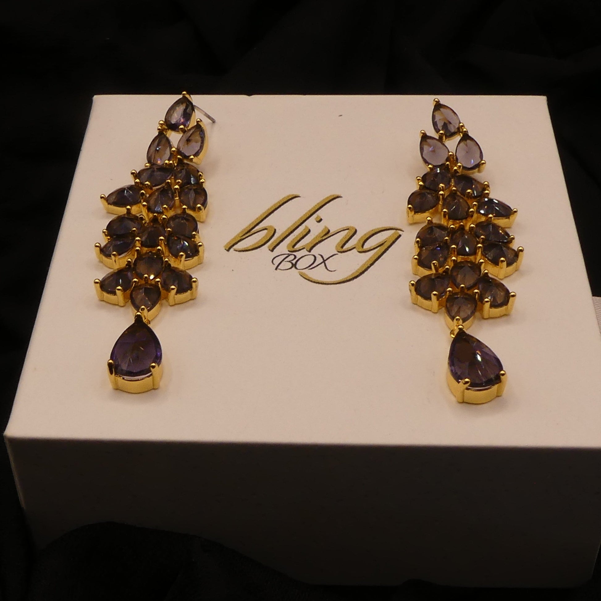 Alice Pastel Purple Earrings by Eye Candy Los Angeles - Premium Earrings at Bling Box - Just $84 Shop now at Bling Box Bling, Earrings, Eye Candy Los Angeles, Statement