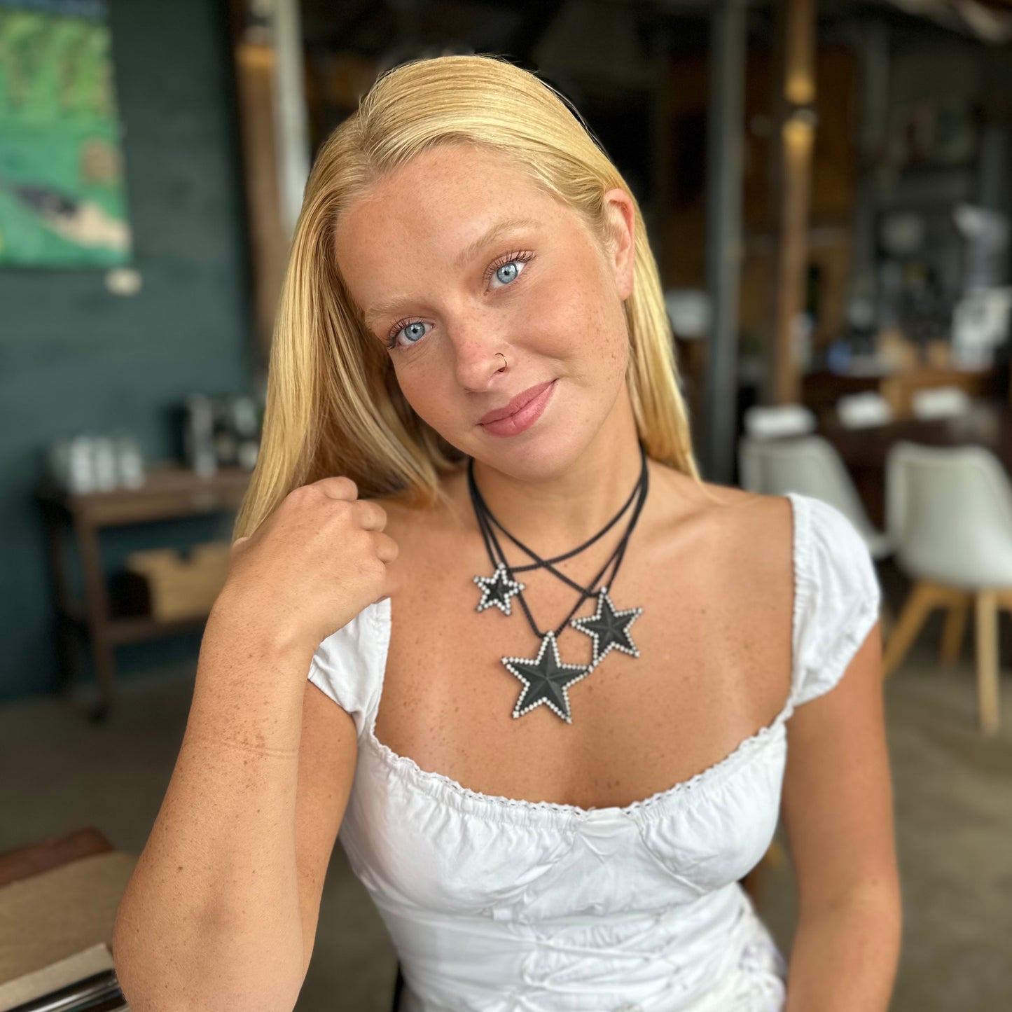 Rhinestone Cowboy Necklace by TOVA - Premium Necklaces at Bling Box - Just $172 Shop now at Bling Box Bling, Necklaces, Statement, TOVA